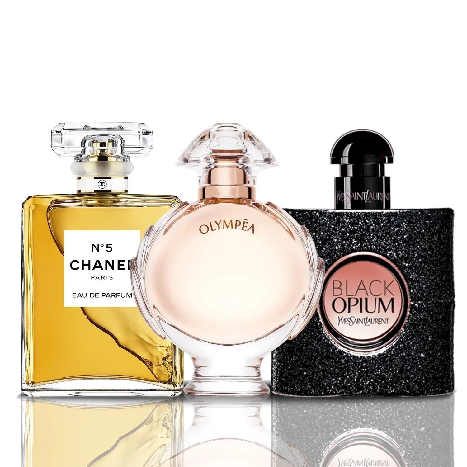 Zestaw 3 Perfum | Black Opium + Chanel N°5 + Olympéa